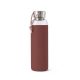 BB Glass Water Bottle vizes palack 0,60l burgundy