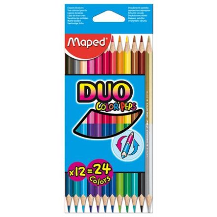 Maped Color'Peps Színes Ceruza Készlet Kétvégű 12/24 Darabos