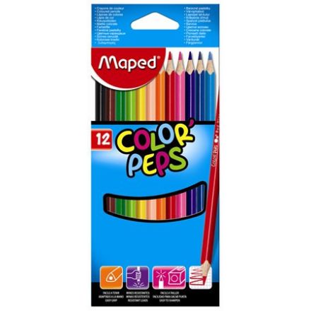 Maped Color'Peps Színes Ceruza Készlet 12 Darabos