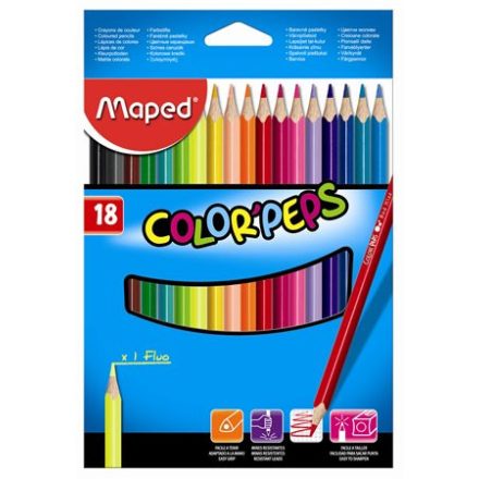 Maped Color'Peps Színes Ceruza Készlet 18 Darabos