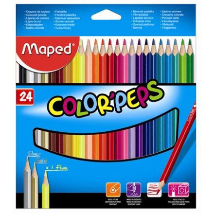 Maped Color'Peps Színes Ceruza Készlet 24 Darabos