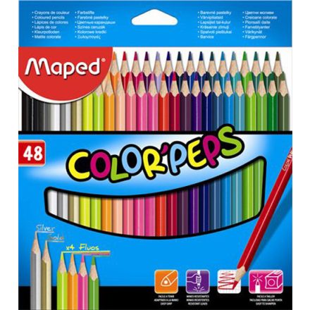 Maped Color'Peps Színes Ceruza Készlet 48 Darabos