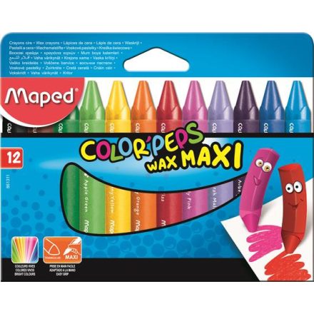 Maped Colorpeps Maxi Wax Zsírkréta 12 darab/doboz