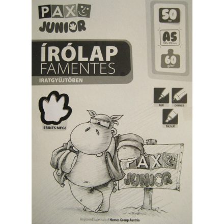 Pax Junior Írólap 20-50 Famentes A/5 50 ív/csomag