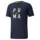 Puma férfi póló TRAIN GRAPHIC TEE Peacoat