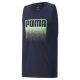 Puma férfi ujjatlan trikó Performance Graphic Tank Peacoat