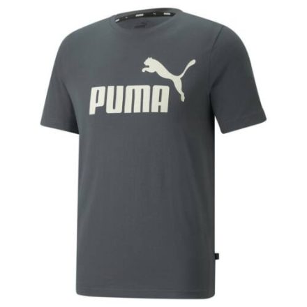 Puma férfi póló ESS Logo Tee (s) Dark Slate