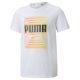 Puma gyerek póló Alpha Graphic Tee B Puma White