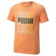 Puma gyerek póló Alpha Graphic Tee B Deep Apricot