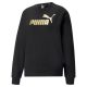 ESS+ Metallic Logo Crew TR Puma Black-Go