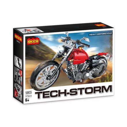 COGO® 5803 | lego-technic-kompatibilis építőjáték | 573 db építőkocka | Harley formájú motorkerékpár