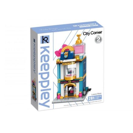 QMAN® C0110 Keeppley | lego-kompatibilis építőjáték | 281 db építőkocka | Luxus Ékszer Ház