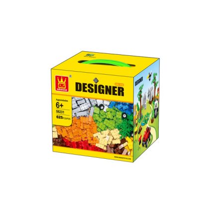 WANGE® 58231 | lego-kompatibilis építőjáték készlet | 625 db építőkocka | Kreatív vegyes doboz színes építőkockákkal