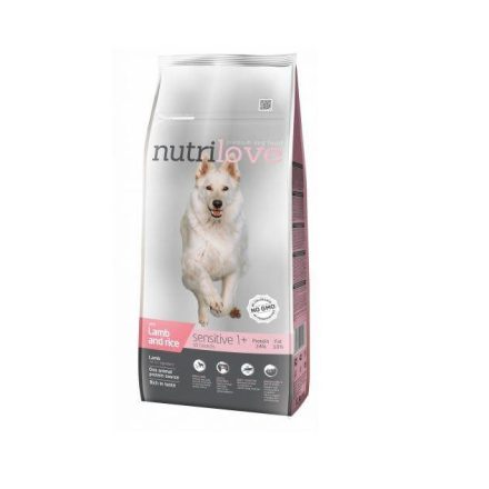 Nutrilove Száraztáp kutyáknak bárány 12kg Adult Sensitive