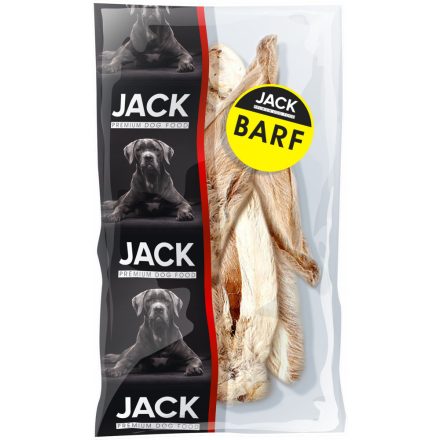 Jack szőrös nyúlfül 4db BARF