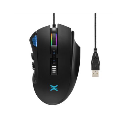 Mouse NOXO Nightmare Gaming egér 5000dpi, RGB