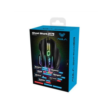 Mouse AULA Ghost Shark Lite gaming egér