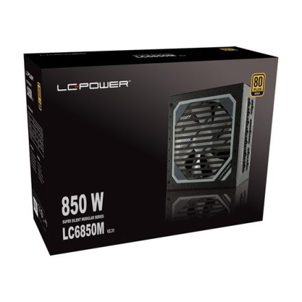 TÁP LC Power 850W LC6850M V2.31 - Super Silent Modular Series GOLD