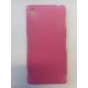 Sony Xperia Z3 D6603 pink rózsaszín matt szilikon tok