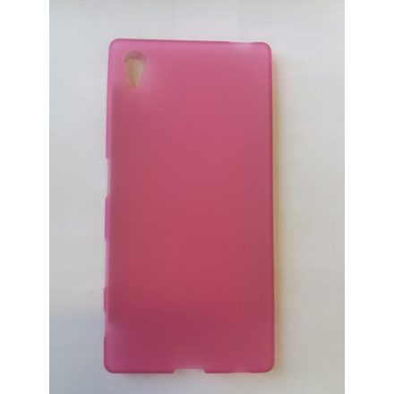 Sony Xperia Z5 E6653 pink rózsaszín matt szilikon tok