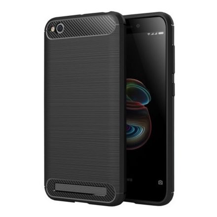 Carbon Fiber Xiaomi Redmi Go fekete szilikon tok