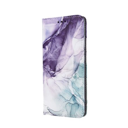 Smart Trendy iPhone 13 (6,1") "marble 5" mintás szilikon keretes könyvtok