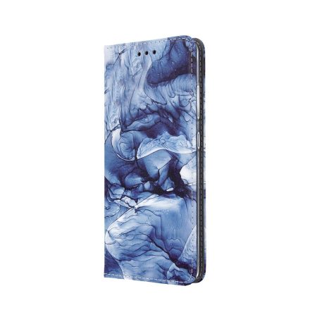 Smart Trendy Samsung A225 Galaxy A22 4G "marble 7" mintás szilikon keretes könyvtok