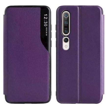 Smart view TPU Xiaomi Redmi 9T / Poco M3 lila okos könyvtok