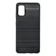 Carbon Fiber Samsung A415 Galaxy A41 fekete szilikon tok (Forcell)