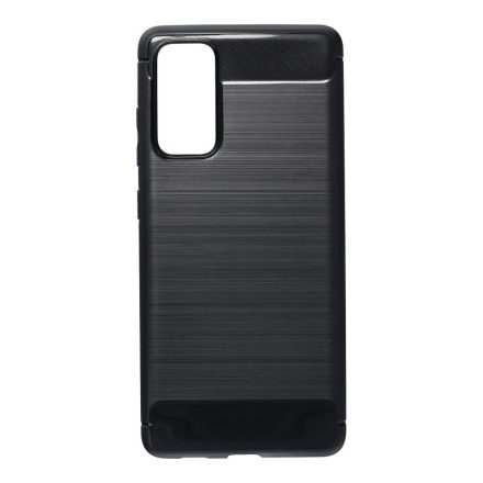 Carbon Fiber Samsung G780 Galaxy S20 FE / S20 FE 5G fekete szilikon tok