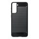 Carbon Fiber Samsung G991 Galaxy S21 5G fekete szilikon tok