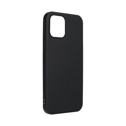 Forcell Silicone Lite Samsung A725 Galaxy A72 4G / A726 Galaxy A72 5G fekete matt szilikon tok velúr belsővel