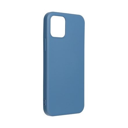 Forcell Silicone Lite Samsung A725 Galaxy A72 4G / A726 Galaxy A72 5G kék matt szilikon tok velúr belsővel