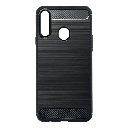 Carbon Fiber Samsung A226 Galaxy A22 5G fekete szilikon tok