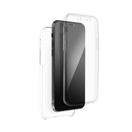 iPhone 13 (6,1") átlátszó elő + hátlapi PC + TPU tok 360°