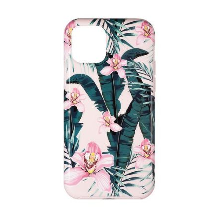 Devia Perfume Lily iPhone 11 Pro Max 2019 (6,5") virág mintás rózsaszín műanyag hátlap tok