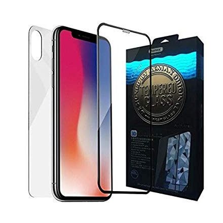 Remax GL-04 iPhone 7 8 Plus (5,5") fekete 3D előlapi üvegfólia