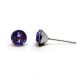 Jazzy világos lila Swarovski® kristályos fülbevaló - Violet