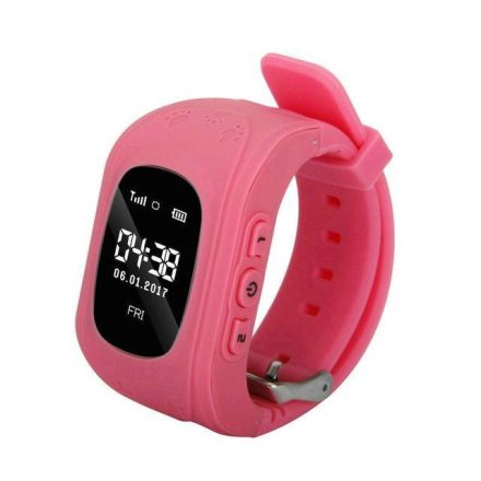 KidSafe Mini pink gyerek okosóra, GPS és SOS gomb