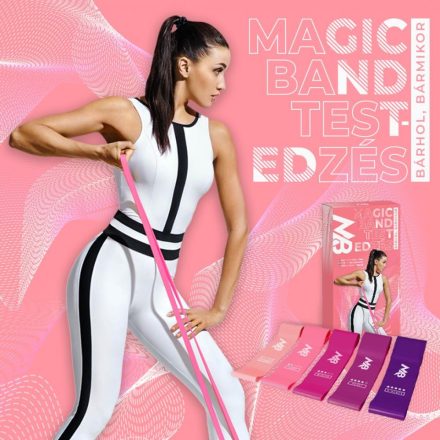 Magic Band Alakformáló Fitness Szalagok 5-féle erősségi fokozattal