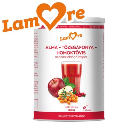 Alma-Tőzegáfonya-Homoktövis azonnal oldódó italpor (250 gr)