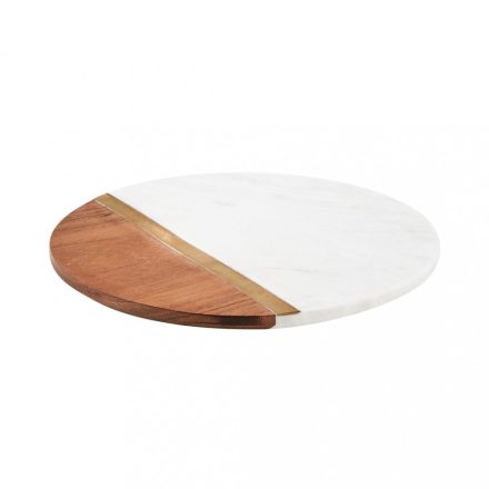 MARBLE KITCHEN tábla márvány/fa 30cm