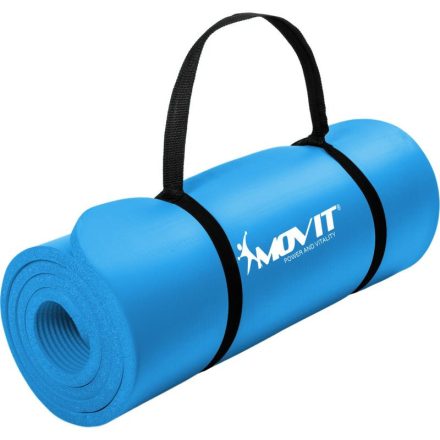 Fitnesz szőnyeg MOVIT 183x60x1 cm kék