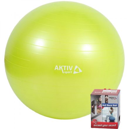 Durranásmentes labda Aktivsport 65 cm almazöld