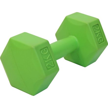 Kézisúlyzó cementes Aktivsport 2 kg zöld