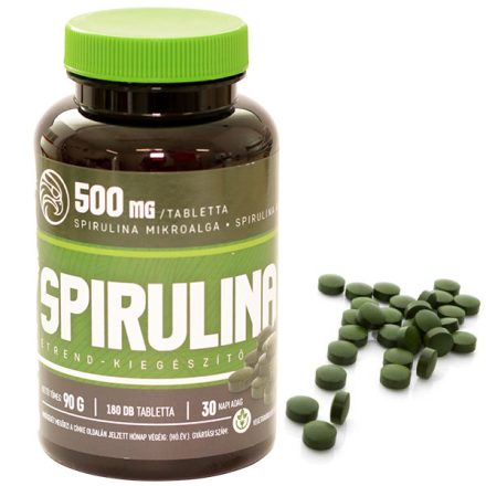 Mannavita SPIRULINA tabletta 500mg étrend-kiegészítő, 180db