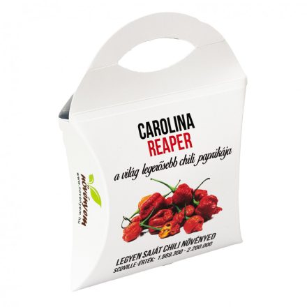 Carolina Reaper chili paprika magok díszdobozban