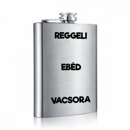 Fém laposüveg - Reggeli, ebéd vacsora