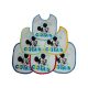 Disney Mickey egér baba előke 6 darab/csomag - 19x23 cm pamut előke - világoskék-középkék-sötétkék-sárga-piros-zöld