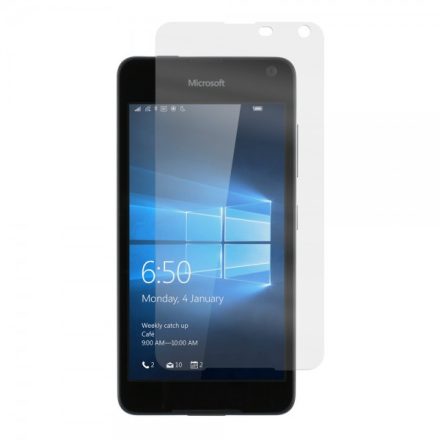 Microsoft Lumia 650, Kijelzővédő fólia, ütésálló fólia, Tempered Glass (edzett üveg), Clear